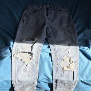 Women’s Distressed Light Blue Jeans
